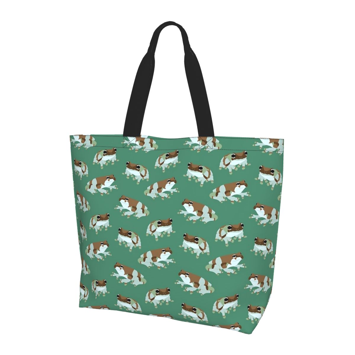 Women Bags Amazon - Torba na zakupy z wzorem żabki