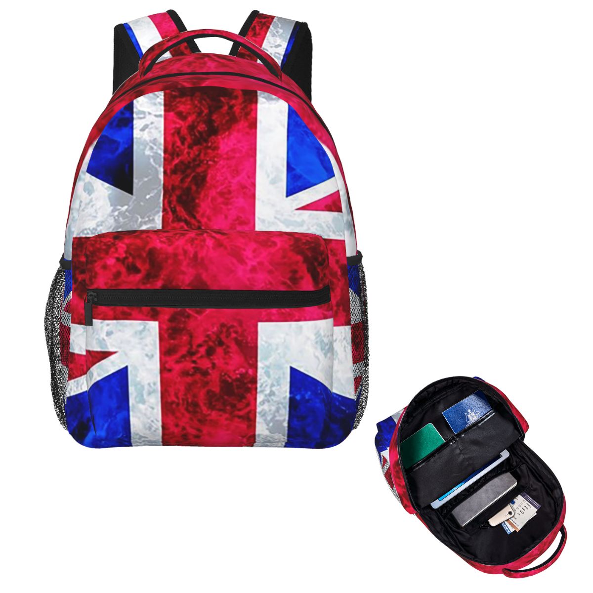 Plecak podróżny z flagą Union  – Women Bags Uk recenzja i cena