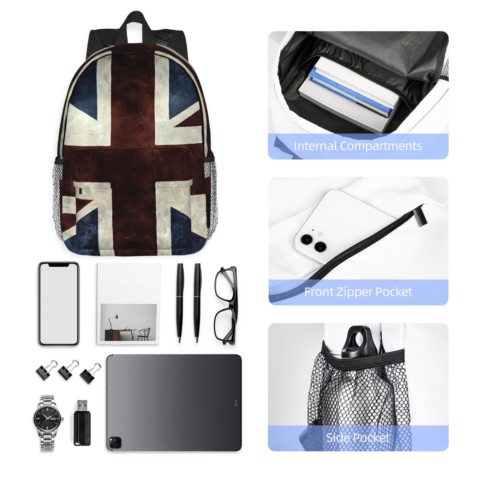 Plecak z flagą Union Jack (Wie – Women Bags Uk Sale recenzja i cena