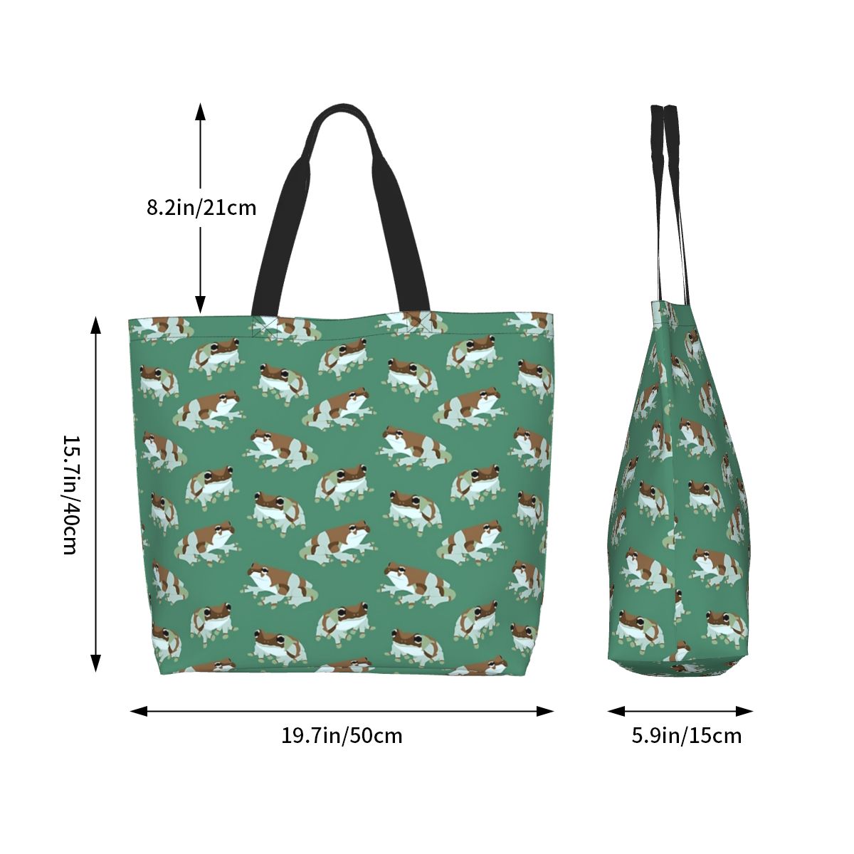 Torba na zakupy z wzorem żabki – Women Bags Amazon recenzja i cena