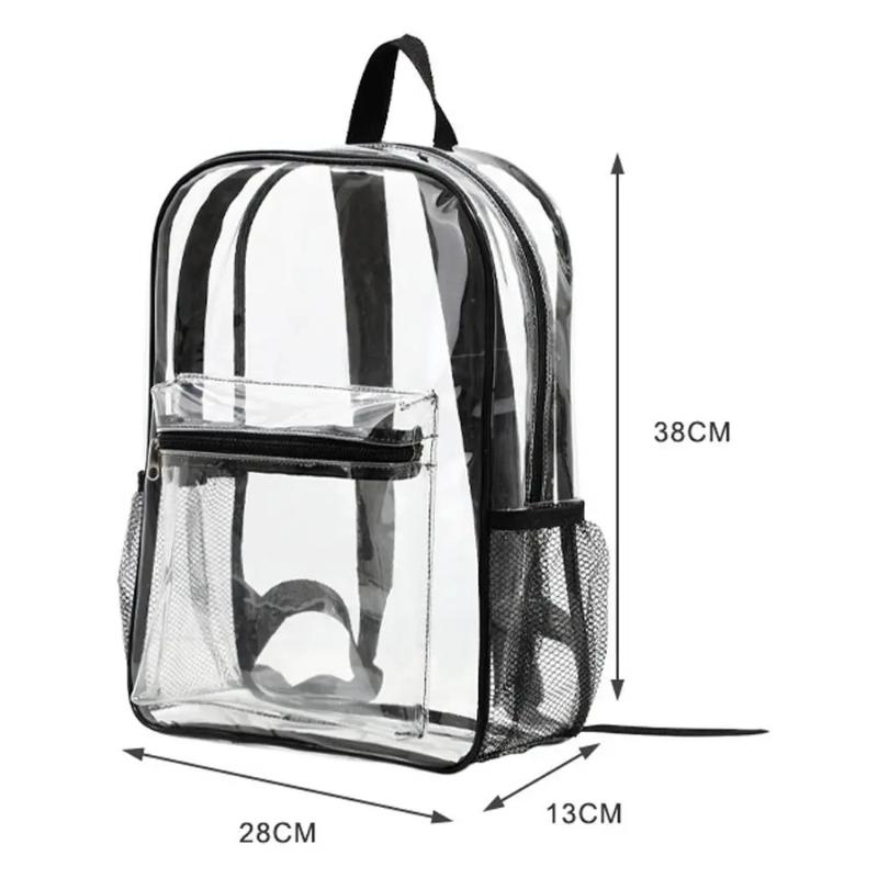 Przezroczysty plecak z PVC do  – Women Bags Large recenzja i cena