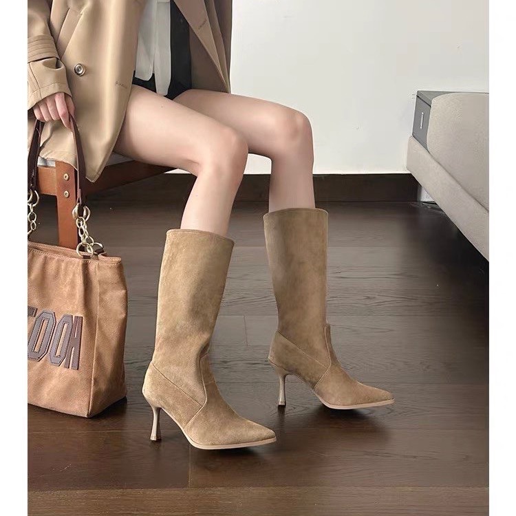 Botki damskie ze skóry zamszow – Women Bags Sale recenzja i cena